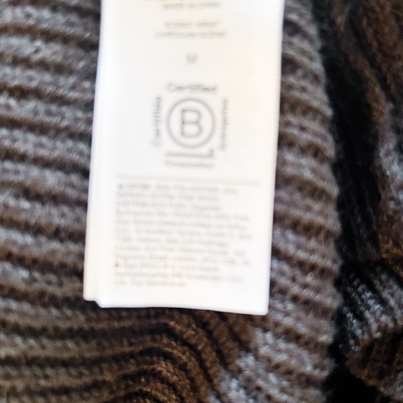 Athleta Scenic Wrap Long Sweater Walnut Brown Heather Women’s Size Medium - Picture 13 of 13